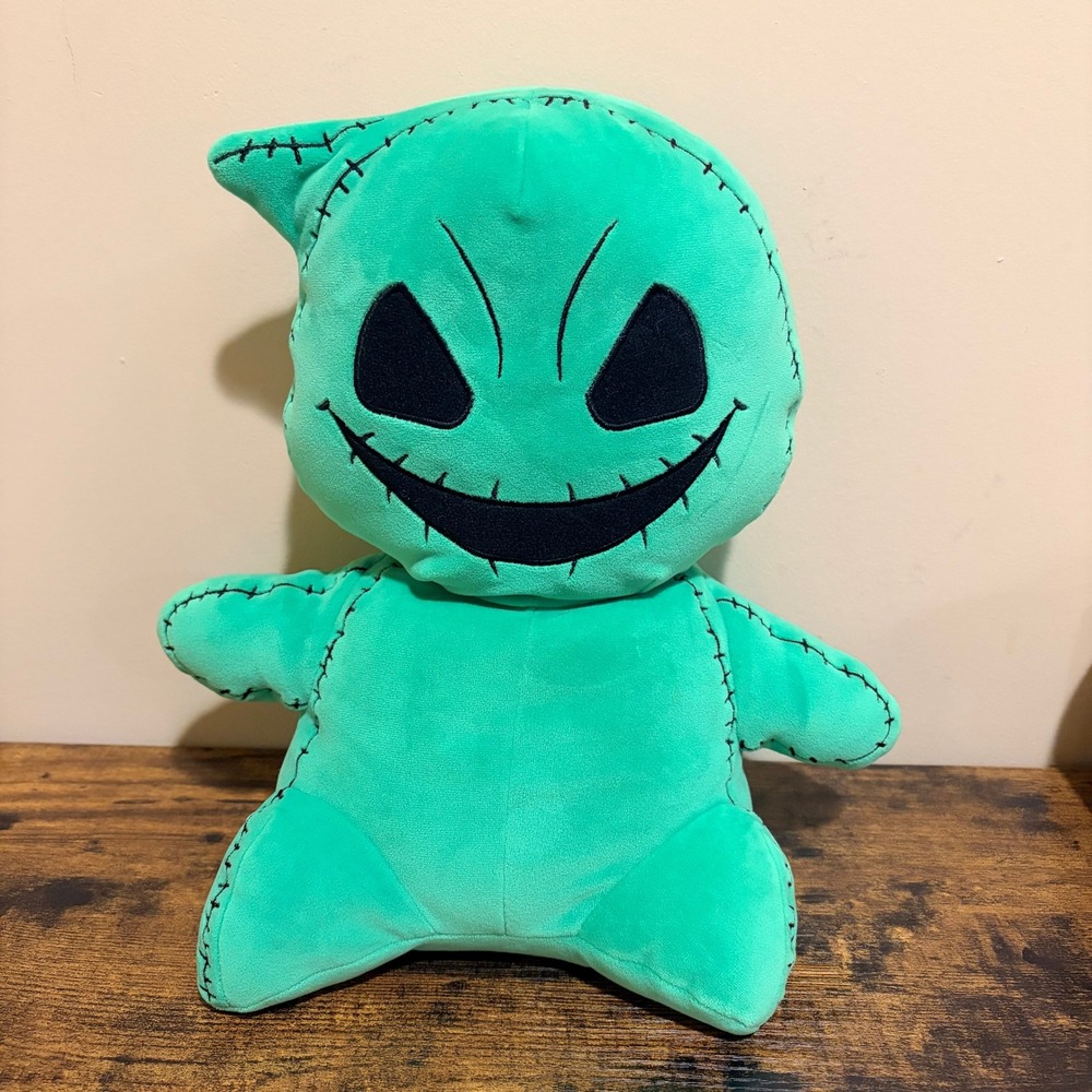 Disney Nightmare Before Christmas Oogie Boogie Green Plush Just Play 12"